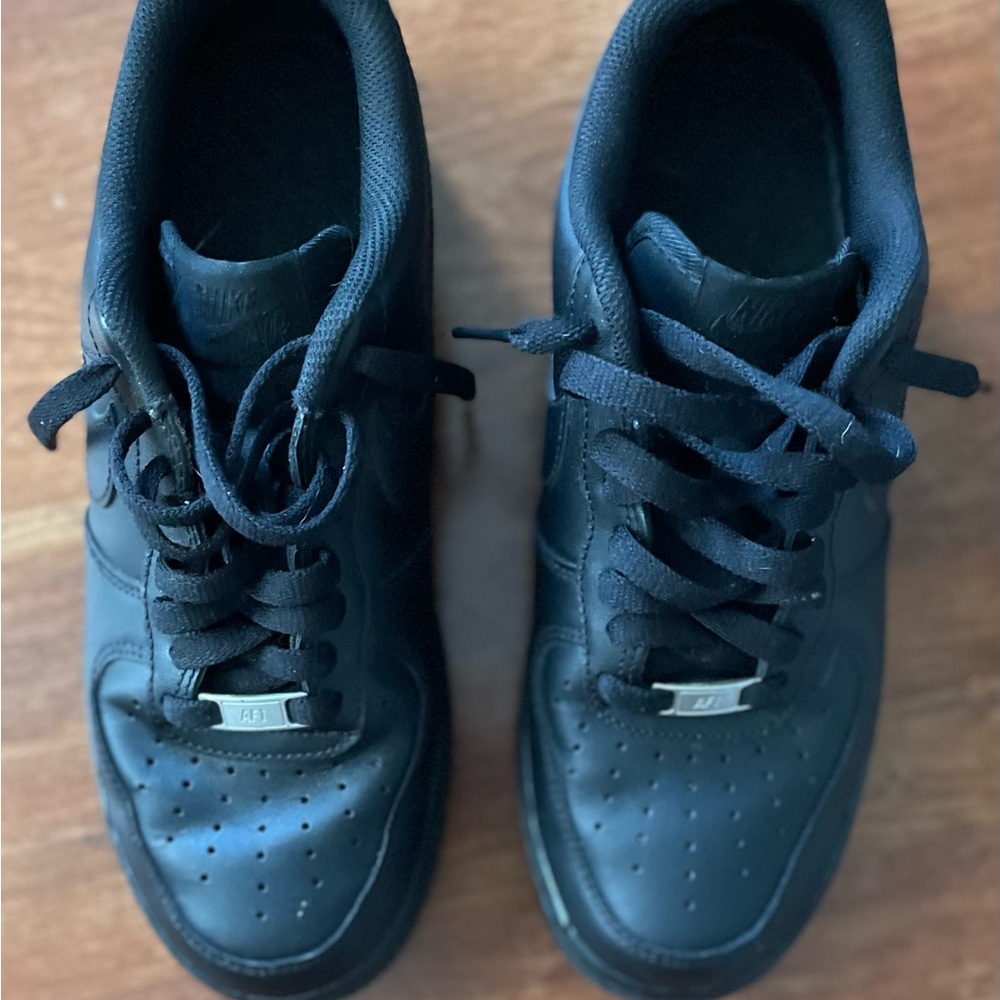 Nike Air Force 1 One Black Men's Black Sneakers